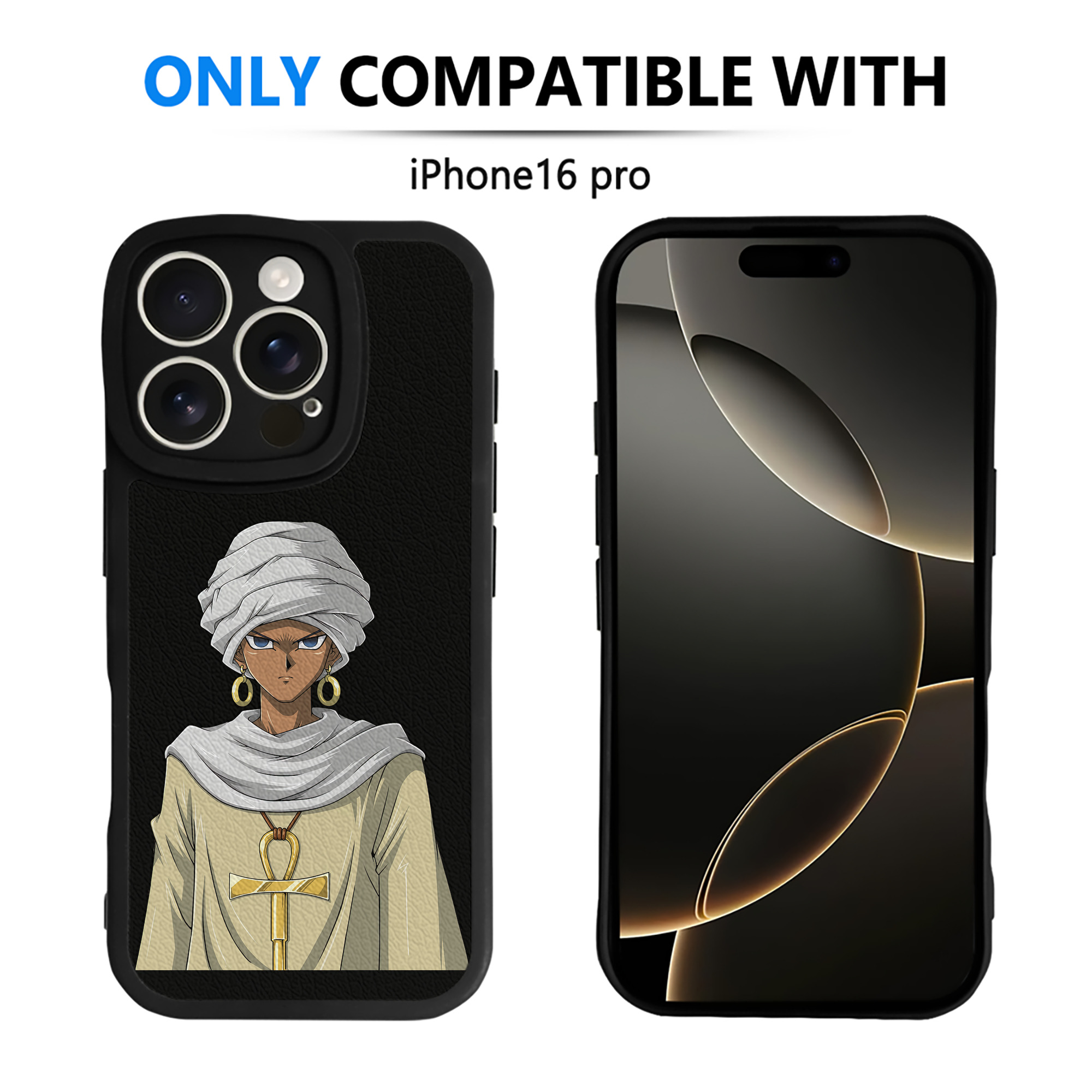遊☆戯☆王 Yu-Gi-Oh! 【iPhone 16シリーズ対応】シリコンスマホケース（レザー調） 材質：シリコン
